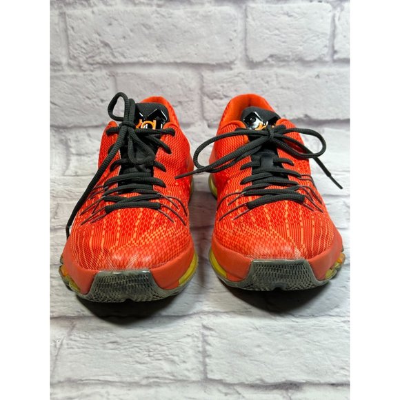 Nike Zoom KD Orange Silver Basketball Shoes US 7Y 768867-808 - Picture 10 of 12
